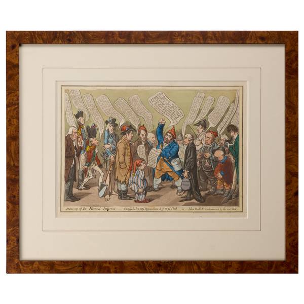 James Gillray – Meeting of the Monied Interest