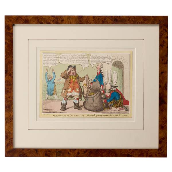 James Gillray – Opening of the budget