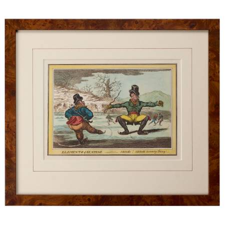 James Gillray – Elements of skateing - Attitude is everything