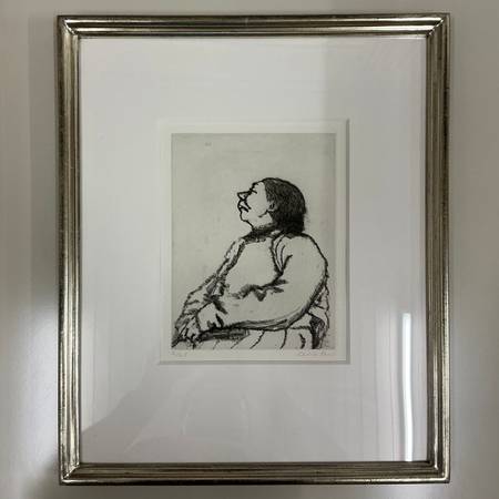 Celia Paul – Mother sitting, profile