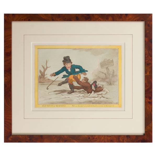 James Gillray – Elements of skateing - Making the most...
