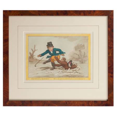James Gillray – Elements of skateing - Making the most...